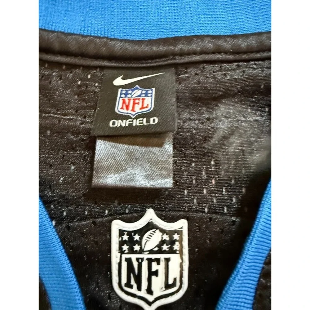 Detroit Lions Suh #90 Nike NFL Stars & Stripes Jersey Mens 44 Black Short Sleeve